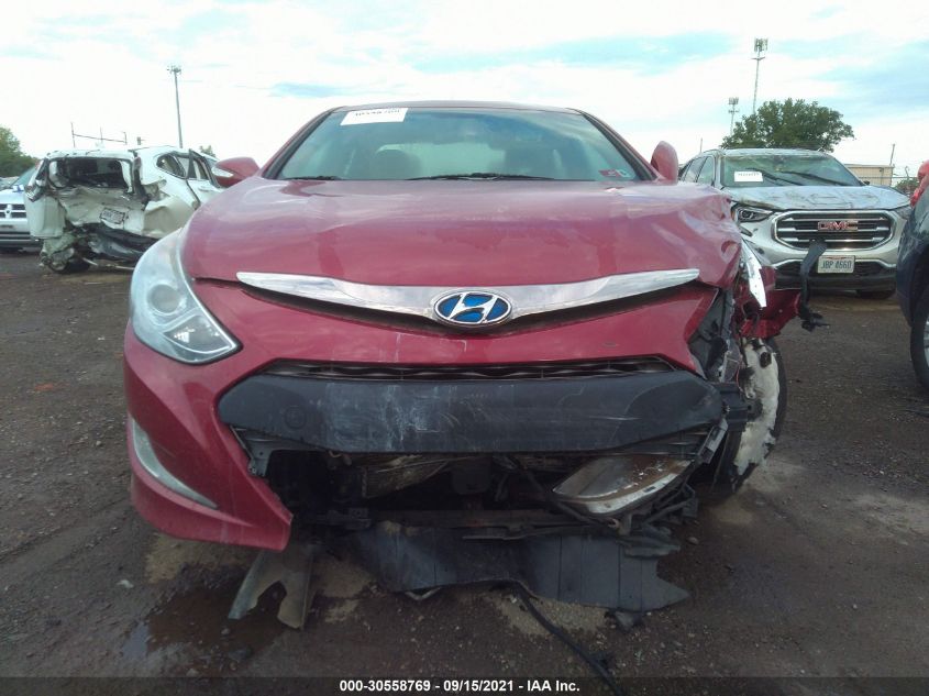 2013 HYUNDAI SONATA HYBRID LIMITED KMHEC4A47DA085324