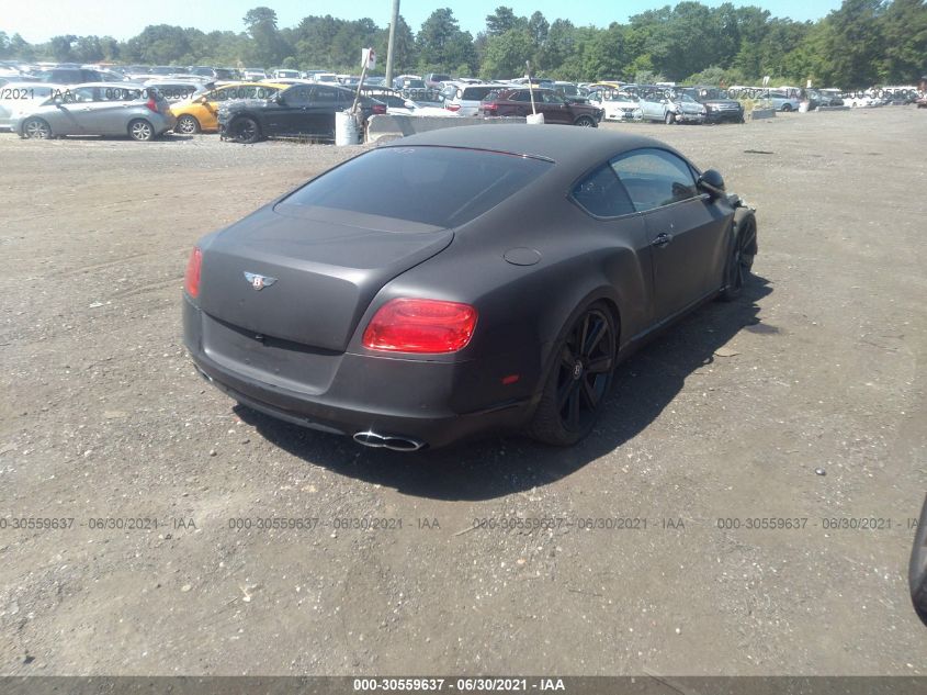 2013 BENTLEY CONTINENTAL GT V8 SCBFT7ZA2DC079829