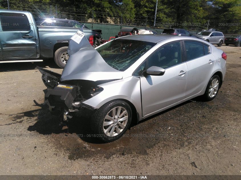 2015 KIA FORTE EX KNAFX4A88F5265601