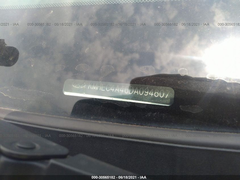 2013 HYUNDAI SONATA HYBRID LIMITED KMHEC4A46DA094807
