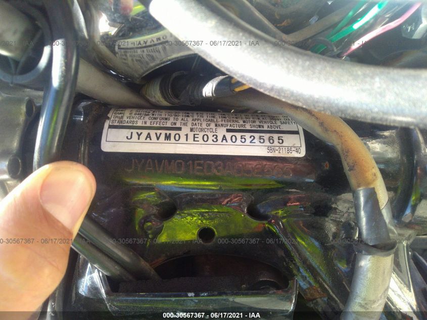2003 YAMAHA XVS65 A JYAVM01E03A052565