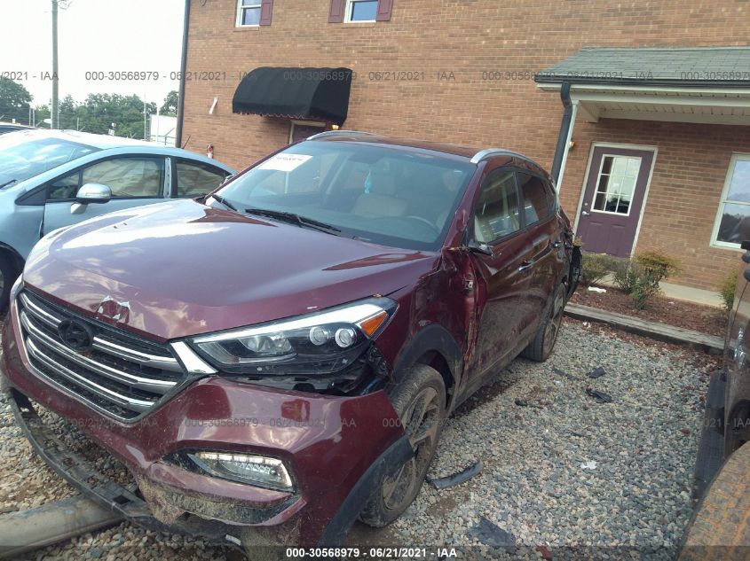 2016 HYUNDAI TUCSON LIMITED KM8J33A23GU044540