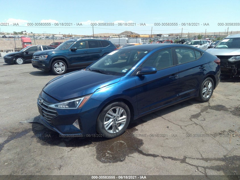 2020 HYUNDAI ELANTRA VIN: 5NPD84LF1LH573658