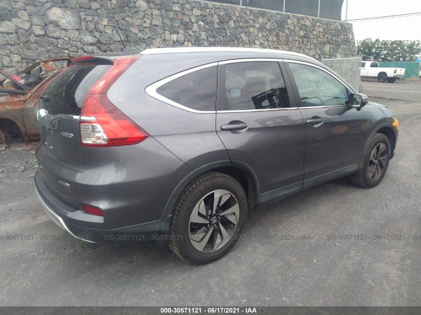 2015 HONDA CR-V TOURING 5J6RM4H91FL123863
