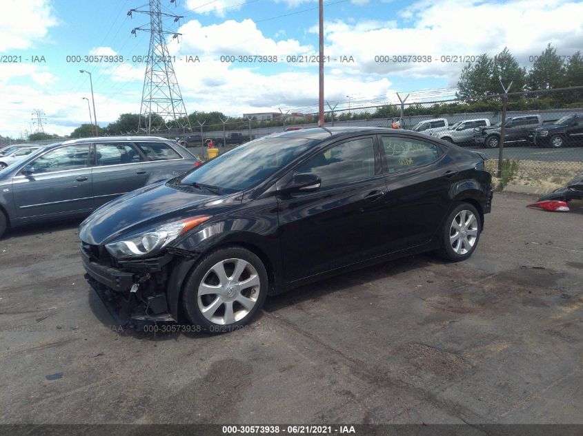 2013 HYUNDAI ELANTRA LIMITED PZEV 5NPDH4AEXDH413130