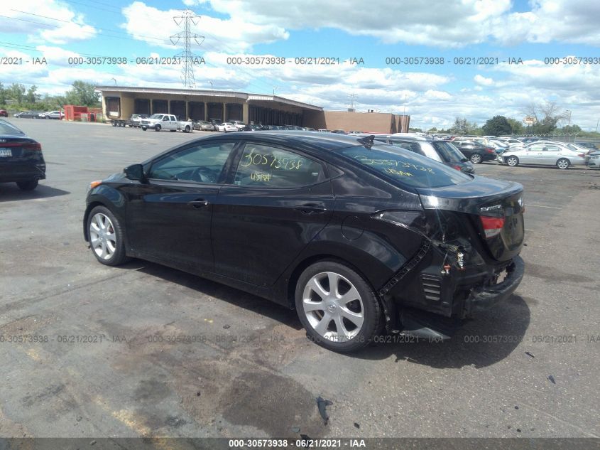 2013 HYUNDAI ELANTRA LIMITED PZEV 5NPDH4AEXDH413130
