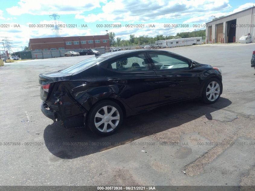 2013 HYUNDAI ELANTRA LIMITED PZEV 5NPDH4AEXDH413130