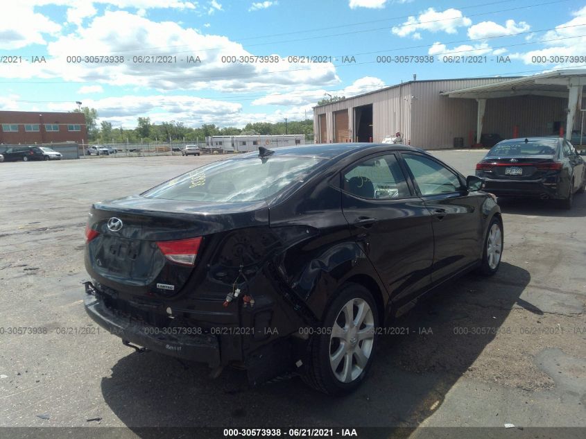2013 HYUNDAI ELANTRA LIMITED PZEV 5NPDH4AEXDH413130