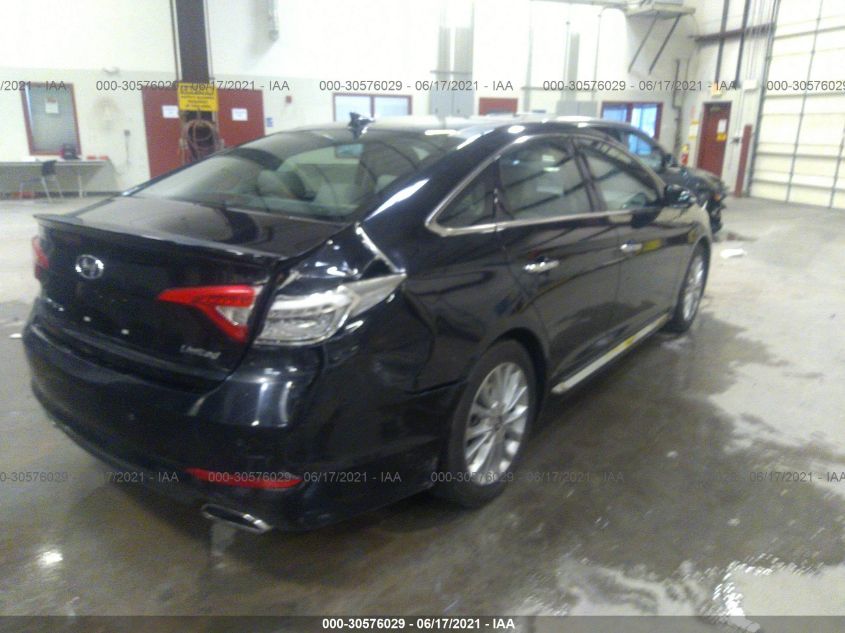 2015 HYUNDAI SONATA 2.4L LIMITED 5NPE34AF4FH053660