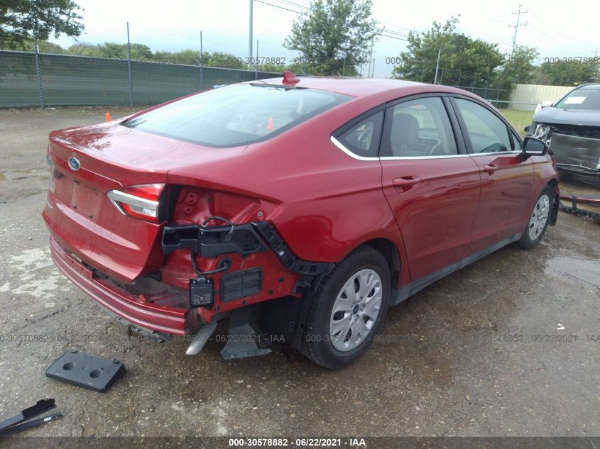 2020 FORD FUSION S 3FA6P0G77LR180872