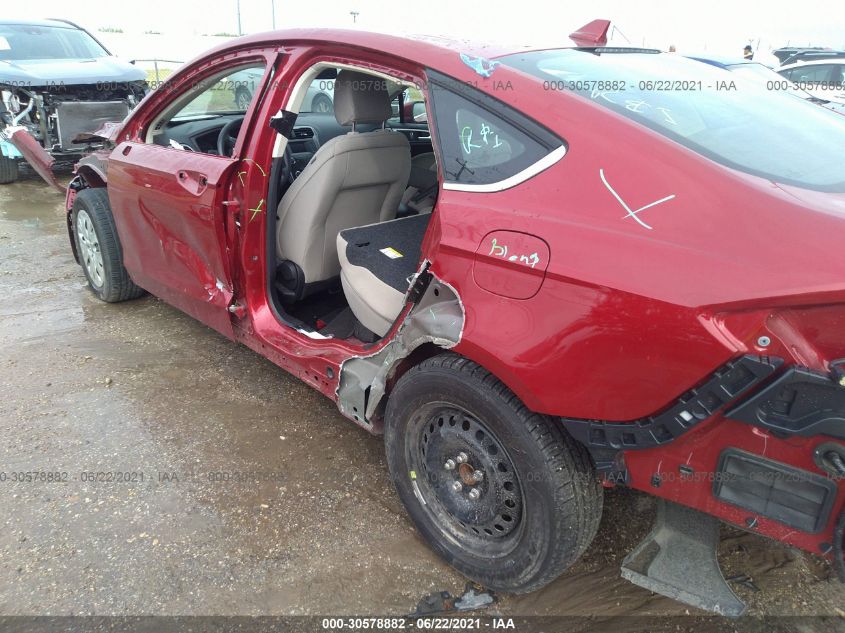 2020 FORD FUSION S 3FA6P0G77LR180872