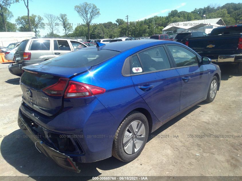 2019 HYUNDAI IONIQ HYBRID BLUE KMHC65LC7KU178929