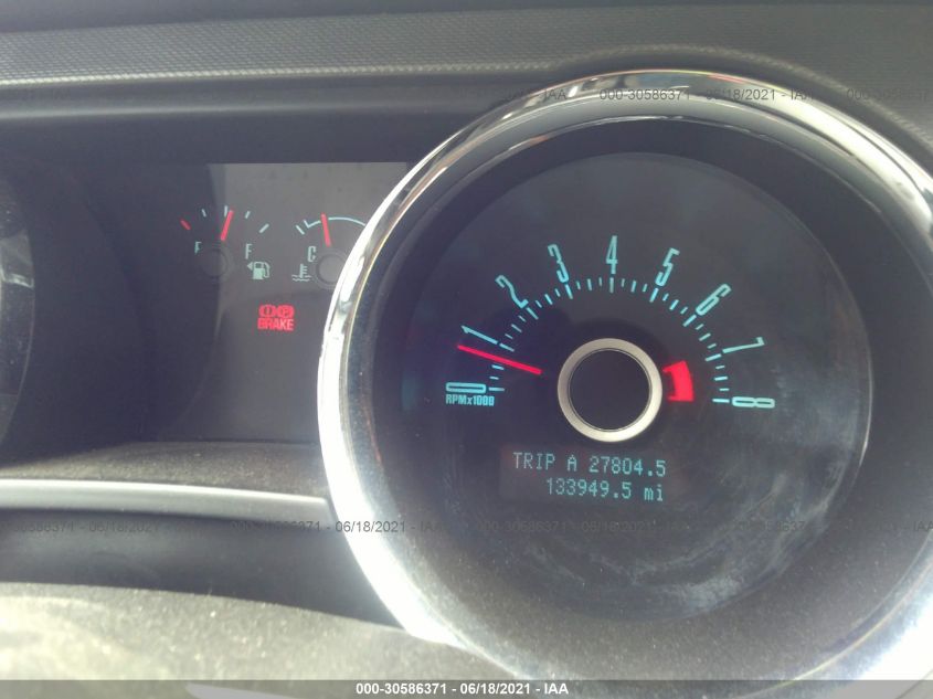 2013 FORD MUSTANG V6 1ZVBP8EM9D5272275