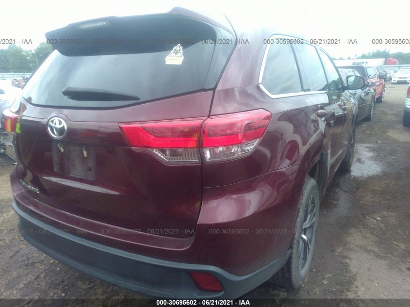 2018 TOYOTA HIGHLANDER LE 5TDZZRFH9JS246042