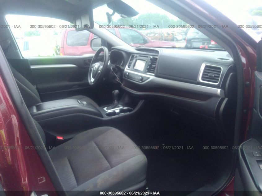 2018 TOYOTA HIGHLANDER LE 5TDZZRFH9JS246042