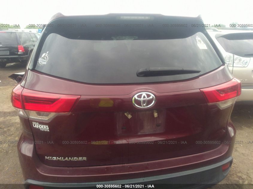 2018 TOYOTA HIGHLANDER LE 5TDZZRFH9JS246042