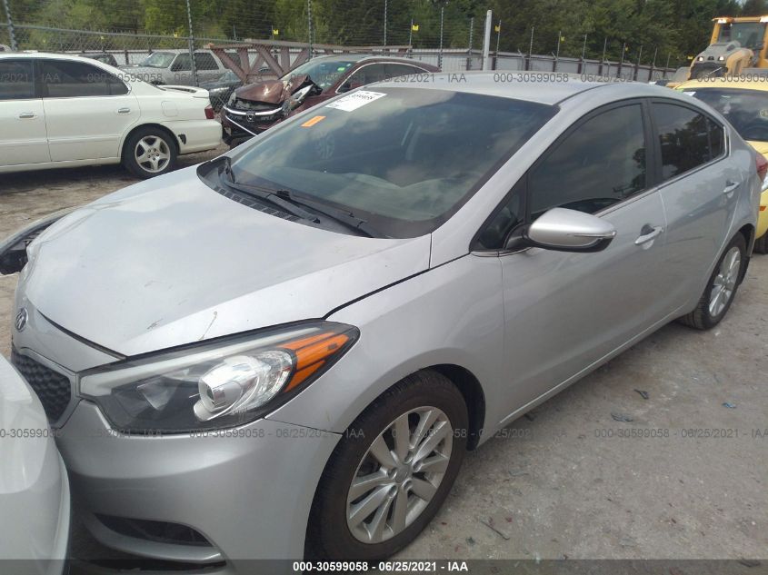 2014 KIA FORTE EX KNAFX4A8XE5113382