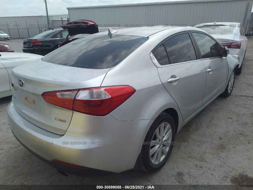2014 KIA FORTE EX KNAFX4A8XE5113382
