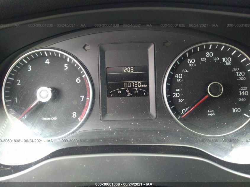 2014 VOLKSWAGEN JETTA SEDAN SE 3VWD17AJXEM214316