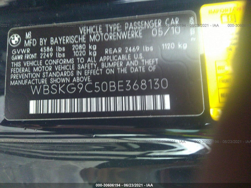 BMW M3 2011