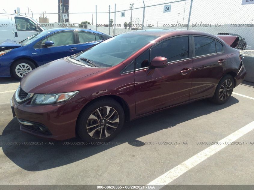 2013 HONDA CIVIC SDN EX-L 19XFB2F97DE202904