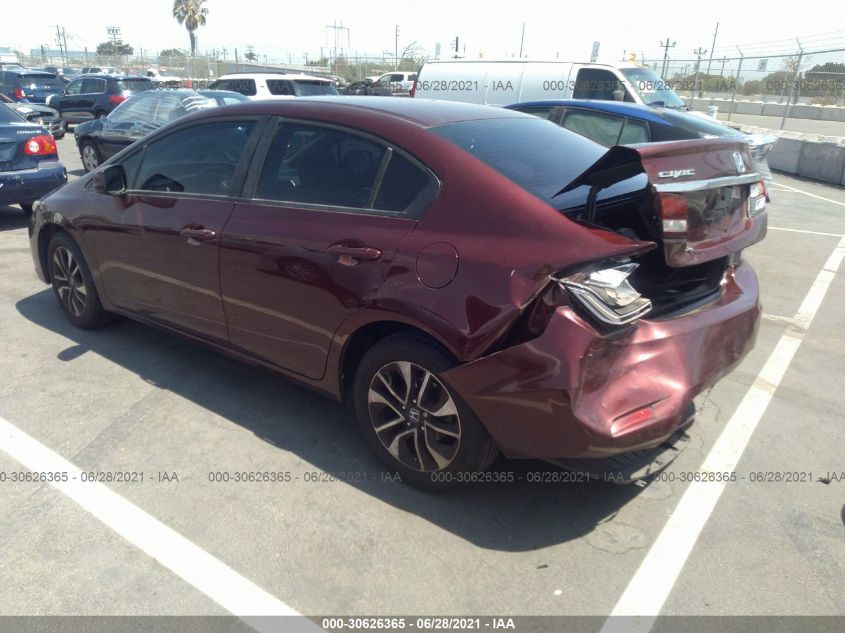 2013 HONDA CIVIC SDN EX-L 19XFB2F97DE202904
