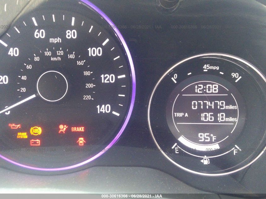 2016 HONDA HR-V LX 3CZRU6H35GM720716