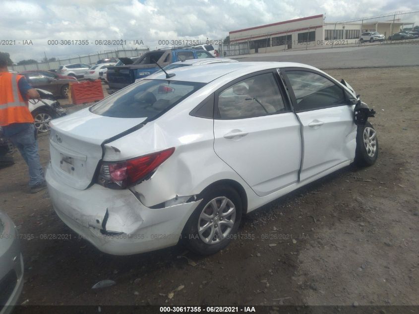 2014 HYUNDAI ACCENT GLS KMHCT4AE7EU636447