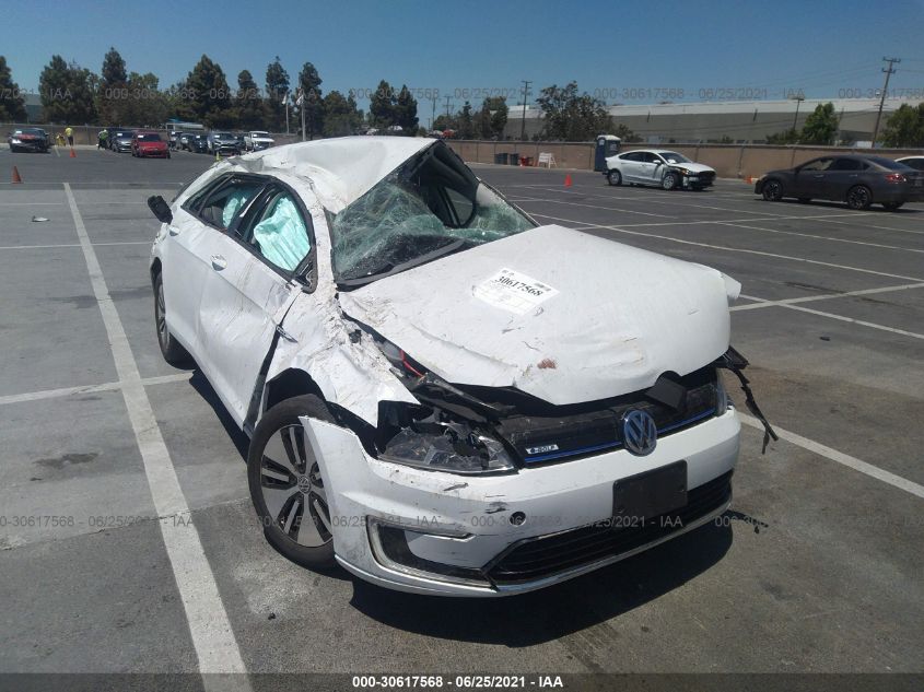 2016 VOLKSWAGEN E-GOLF SE WVWKP7AUXGW914505