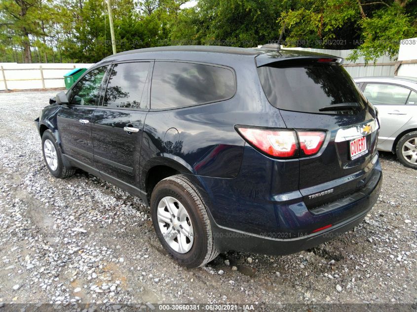 2017 CHEVROLET TRAVERSE LS 1GNKRFEDXHJ202953