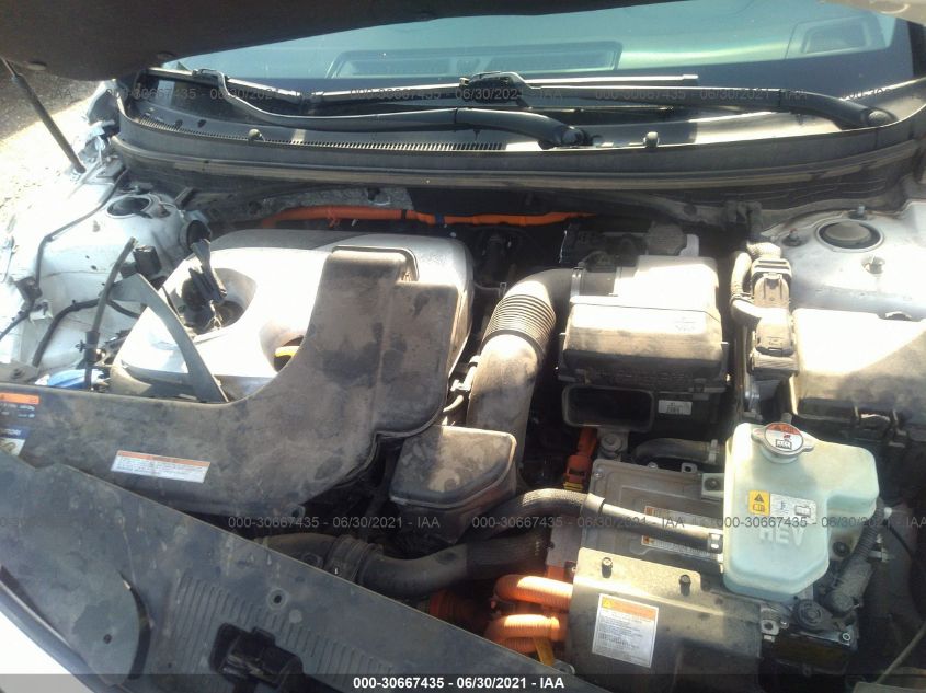 2017 HYUNDAI SONATA HYBRID SE KMHE24L18HA058340