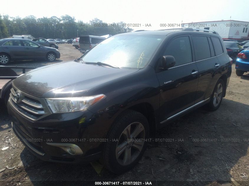 2013 TOYOTA HIGHLANDER LIMITED 5TDDK3EH9DS272660