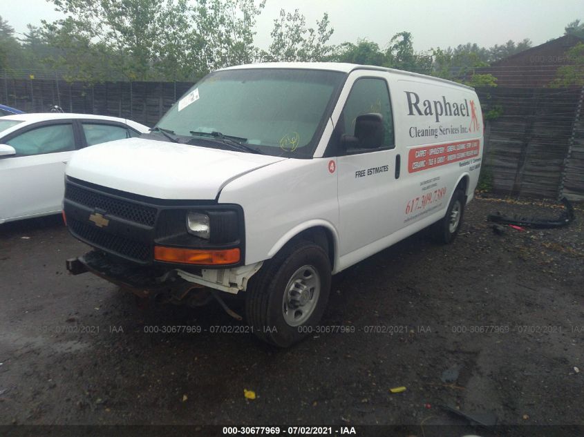 2014 CHEVROLET EXPRESS CARGO VAN 1GCWGFBA5E1117265