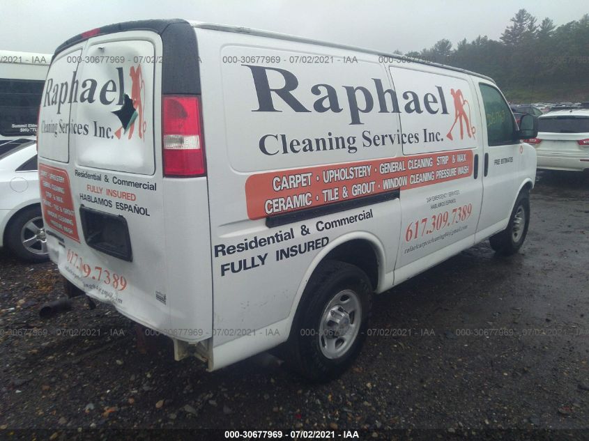 2014 CHEVROLET EXPRESS CARGO VAN 1GCWGFBA5E1117265