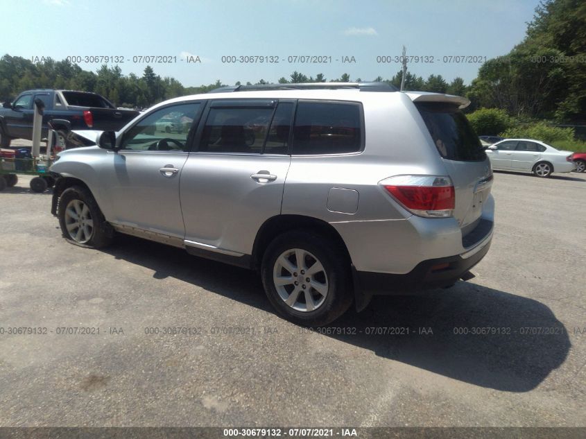 2013 TOYOTA HIGHLANDER 5TDBK3EH9DS185493