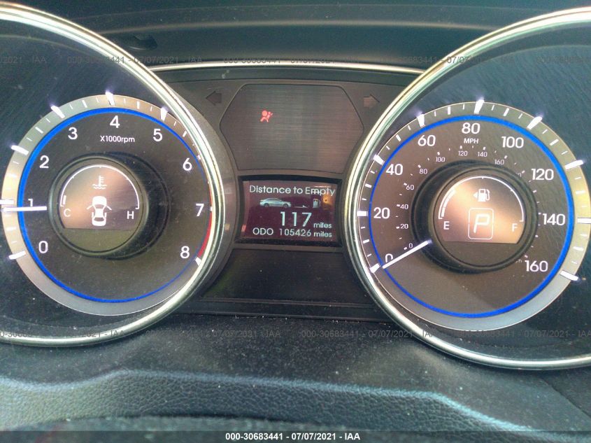 2013 HYUNDAI SONATA GLS 5NPEB4AC2DH508639