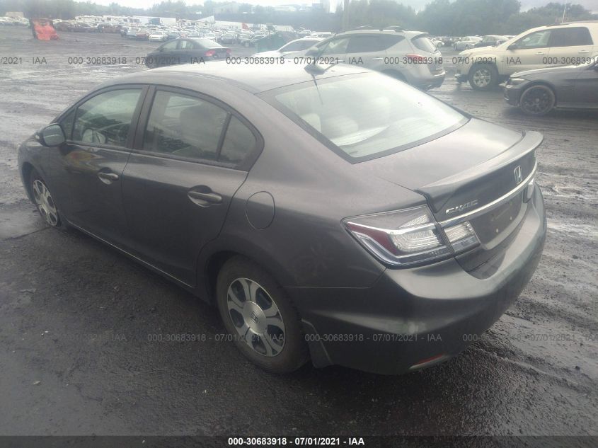 2013 HONDA CIVIC HYBRID 19XFB4F26DE200172