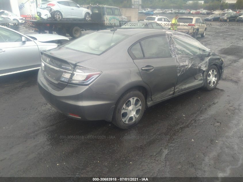 2013 HONDA CIVIC HYBRID 19XFB4F26DE200172