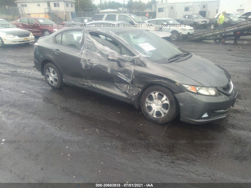2013 HONDA CIVIC HYBRID 19XFB4F26DE200172