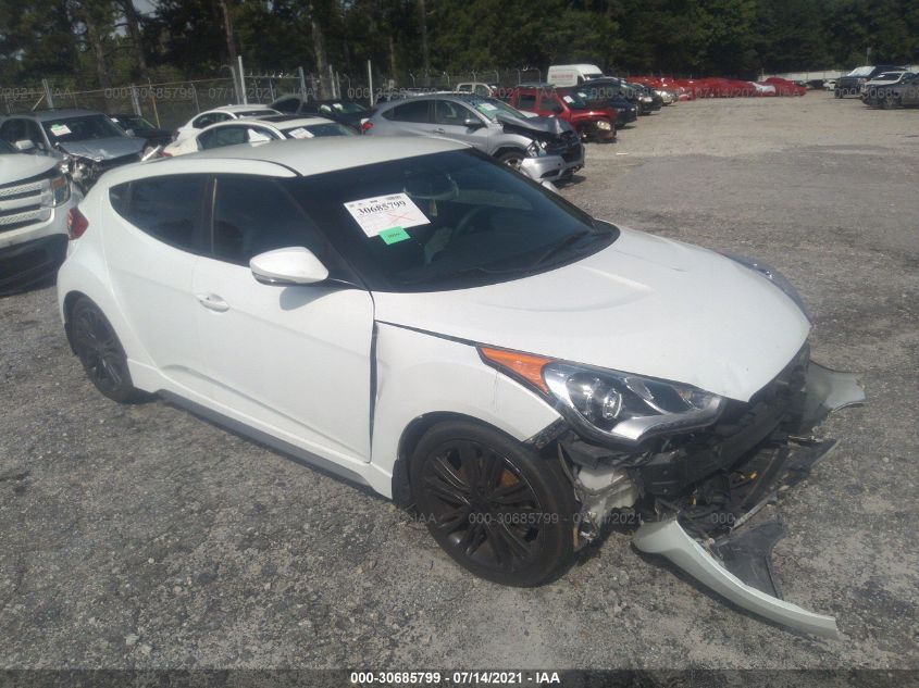 2016 HYUNDAI VELOSTER TURBO KMHTC6AE2GU291763