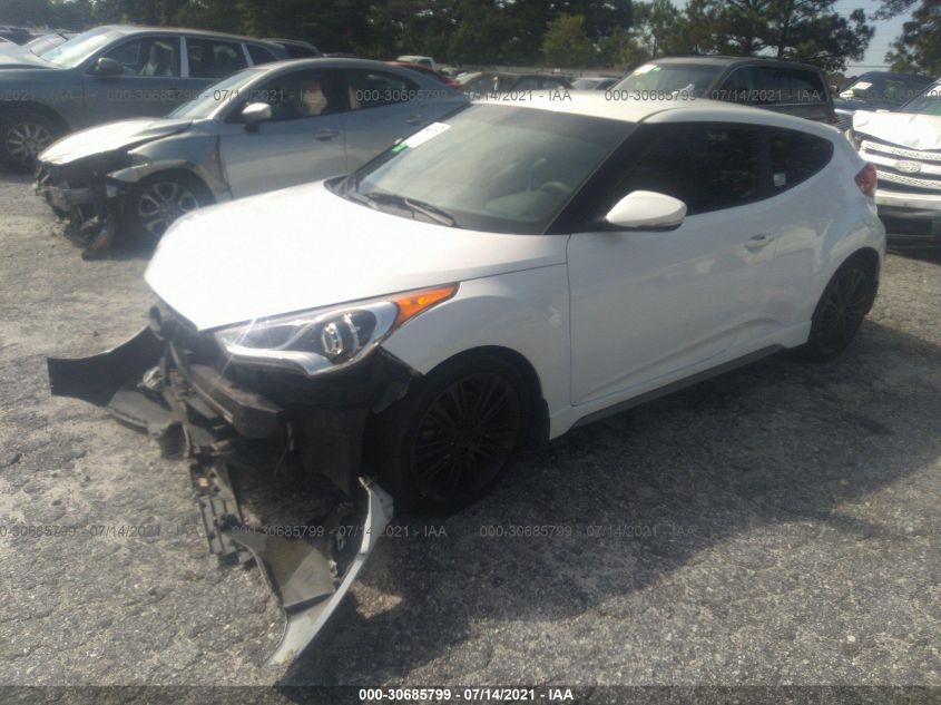 2016 HYUNDAI VELOSTER TURBO KMHTC6AE2GU291763