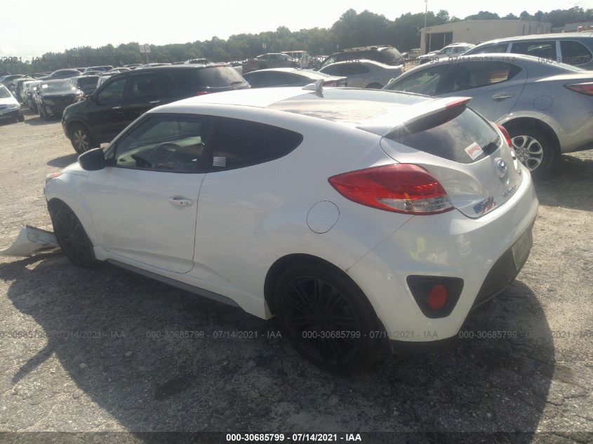 2016 HYUNDAI VELOSTER TURBO KMHTC6AE2GU291763