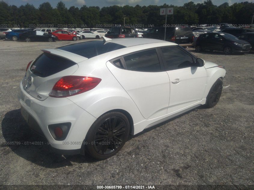 2016 HYUNDAI VELOSTER TURBO KMHTC6AE2GU291763