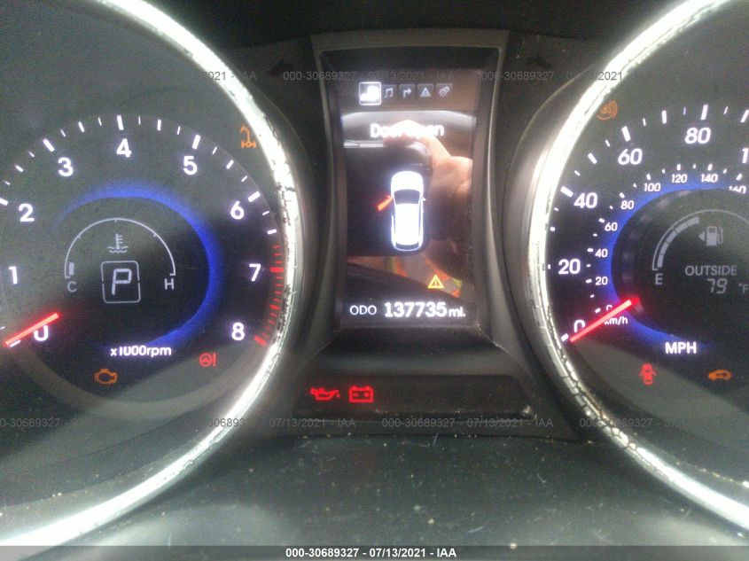 2013 HYUNDAI SANTA FE 2.0T SPORT W/SADDLE INT 5XYZWDLA3DG056886