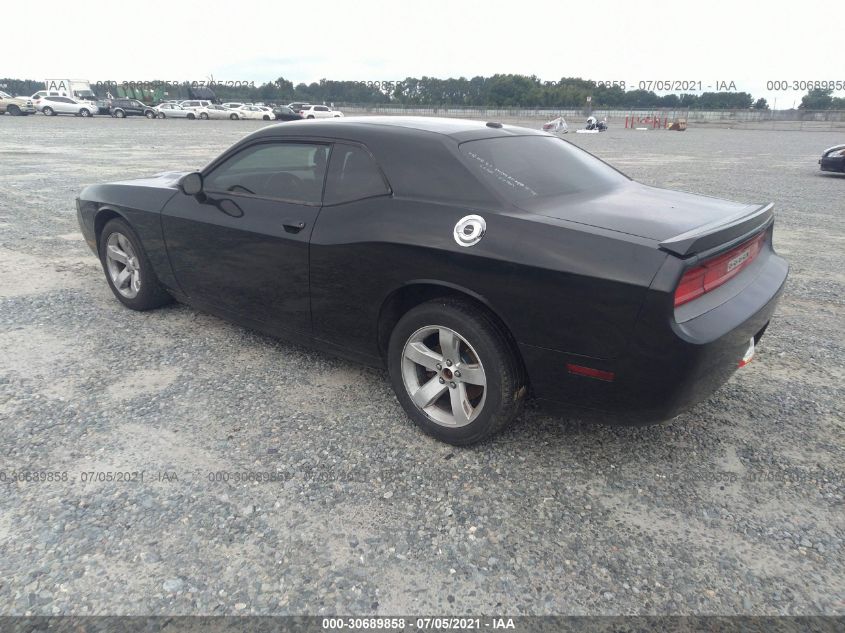 2013 DODGE CHALLENGER SXT 2C3CDYAG3DH536250