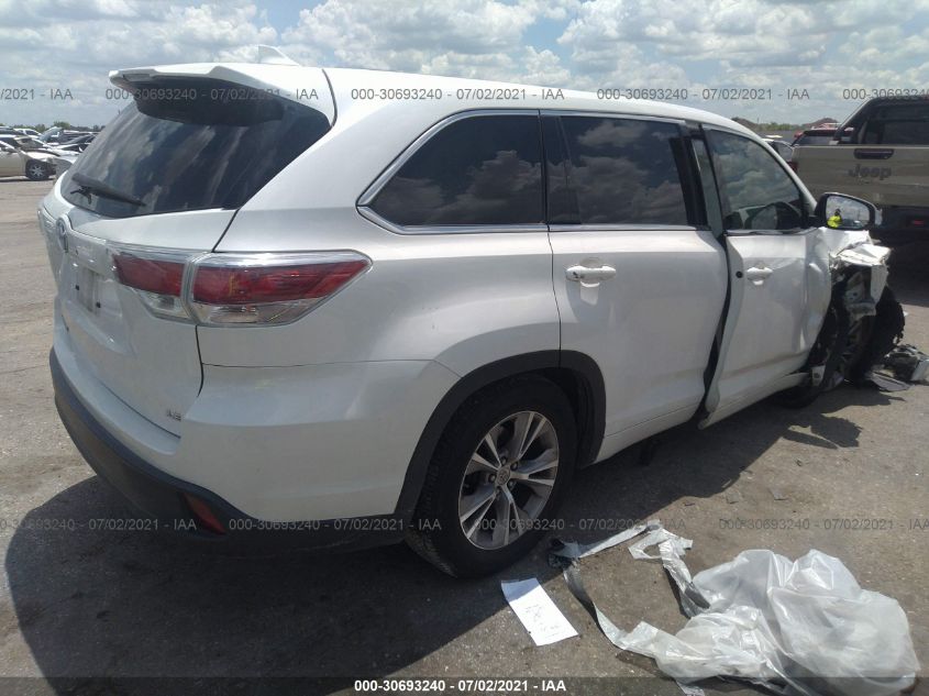 2015 TOYOTA HIGHLANDER LE 5TDZKRFH7FS115526