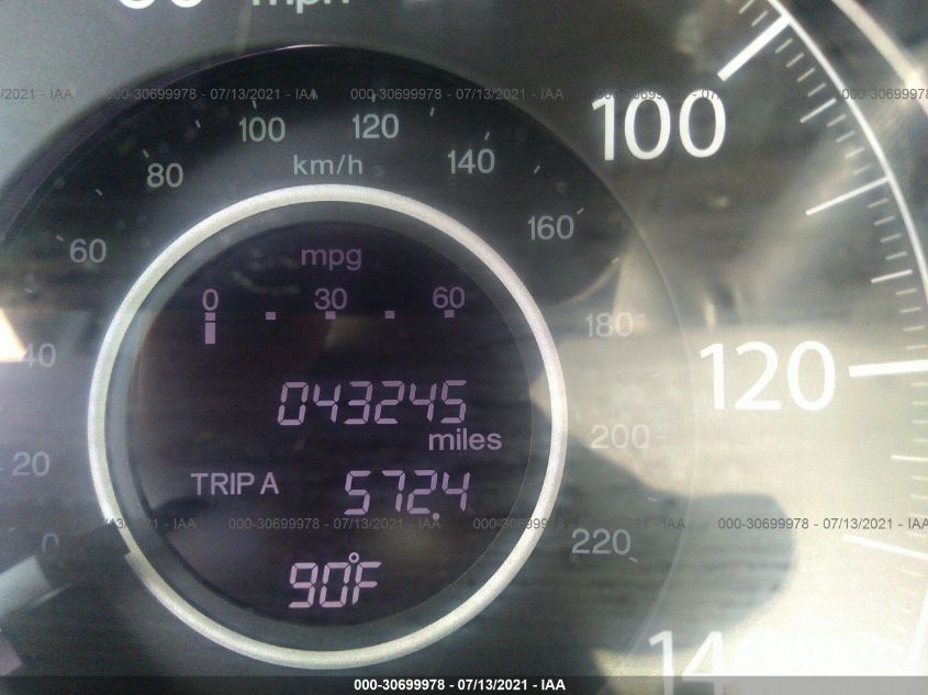 2013 HONDA CR-V EX-L 2HKRM3H77DH503290