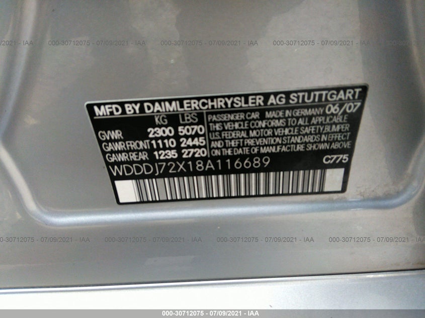Mercedes-benz Cls-class 2008