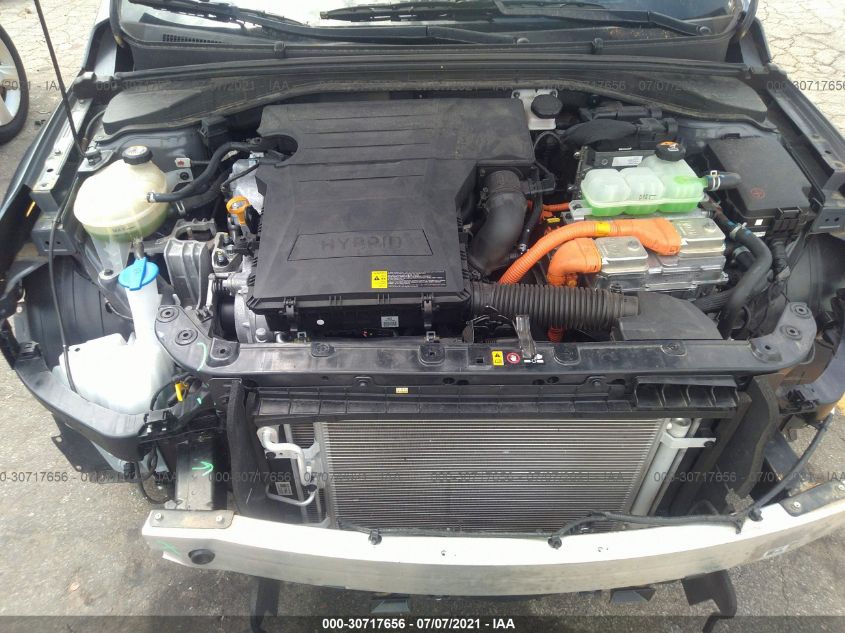 2019 HYUNDAI IONIQ HYBRID BLUE KMHC65LC1KU173953