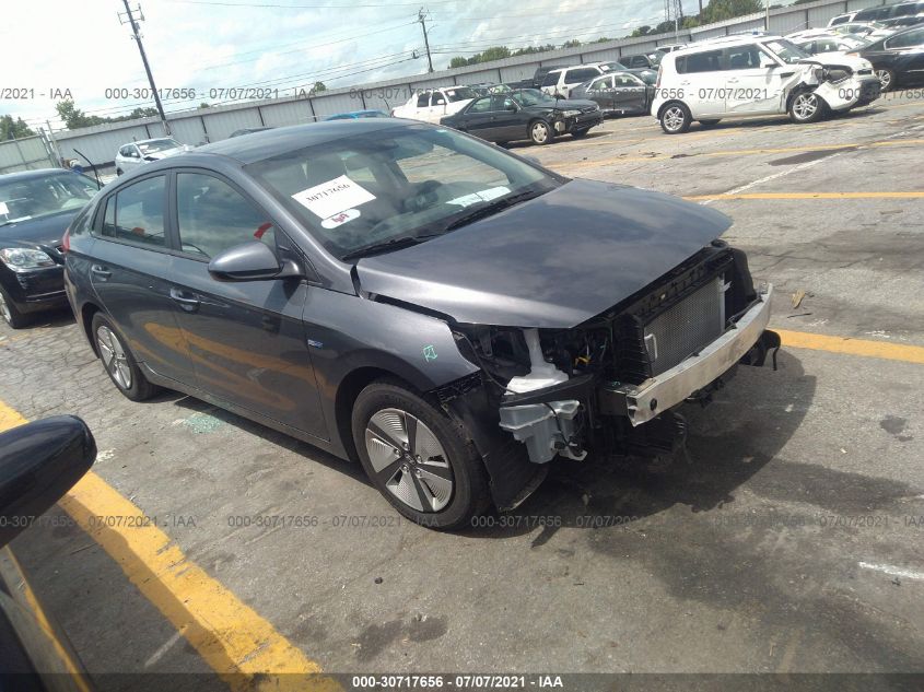 2019 HYUNDAI IONIQ HYBRID BLUE KMHC65LC1KU173953
